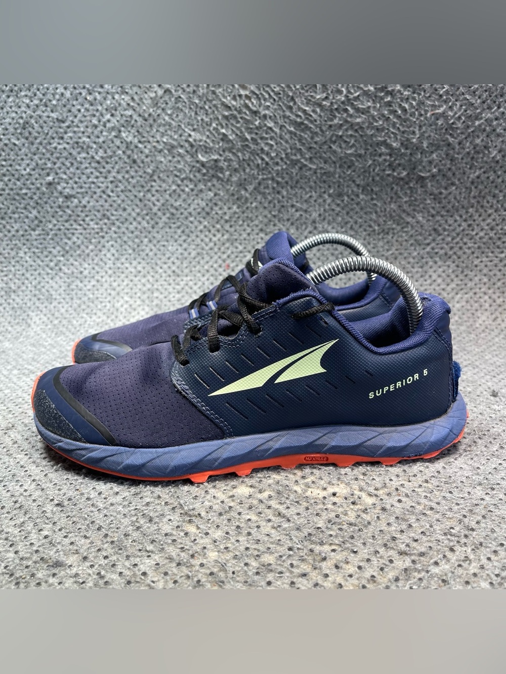 Altra Superior 5 Navy with Orange Accent Running Shoes